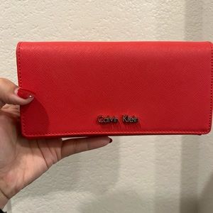 Calvin Klein red wallet
